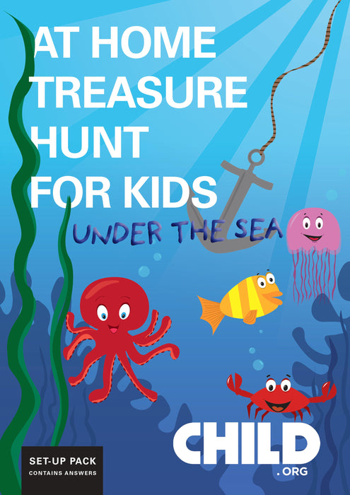 Indoors Under the Sea Treasure Hunt for Kids